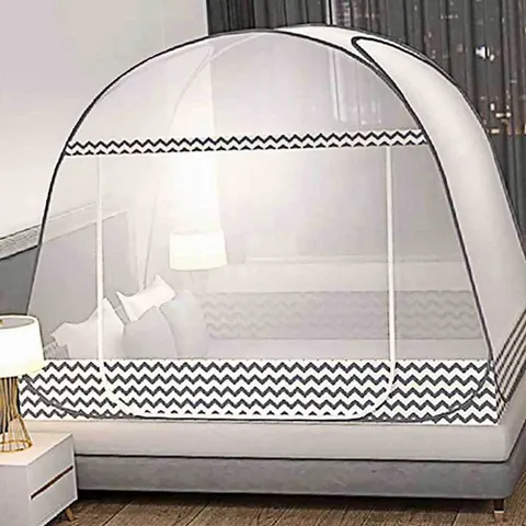 모기장 원터치 그레이 돔형 200x180cm 원터치모기장 +할인쿠폰