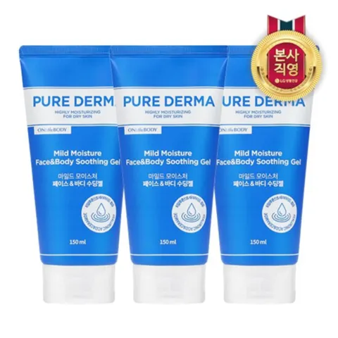 온더바디 퓨어더마 수딩젤 150ml x 3개