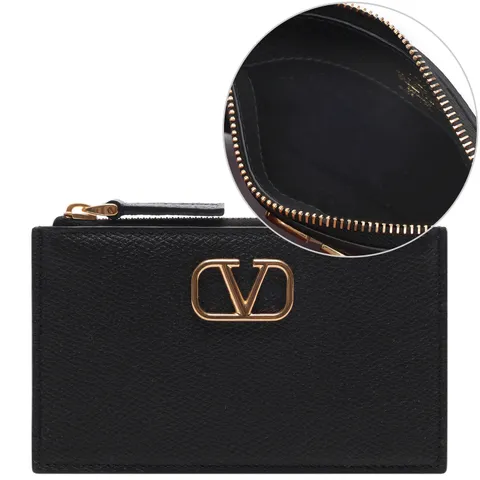 [발렌티노] 25SS 여성 브이로고 시그니처 지퍼 카드지갑 (6W2P0W17 SNP 0NO 25S) +할인쿠폰