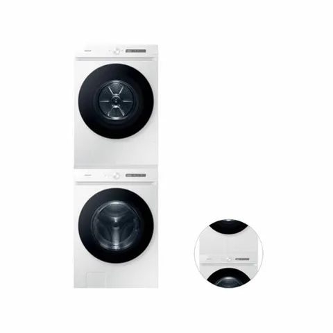 삼성전자 비스포크 그랑데AI 세탁기+건조기 WF24D20CWWC 화이트 24kg+20kg +할인쿠폰