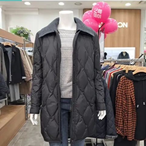 [현대백화점] [크레송] 크레송 CRESSON ( MWCFDP57 ) 카라탈부착퀼팅패딩 MWCFDP57
