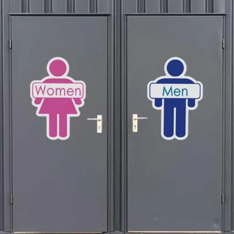 아트박스/꾸밈 fh599-심플화장실아이콘_디자인판넬 +할인쿠폰