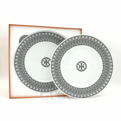 [중고]에르메스 H 데코 플레이트 2p (NO 4827448)