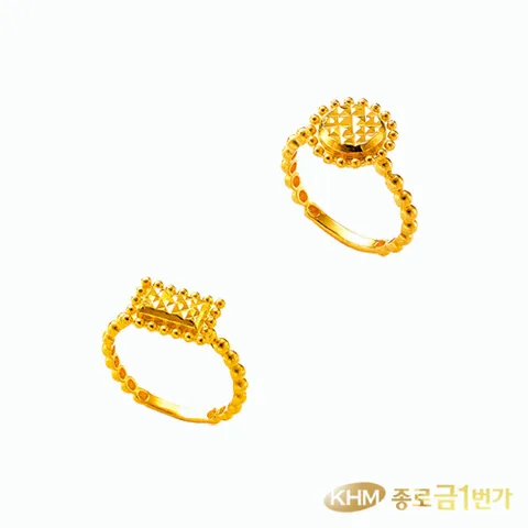 [종로금1번가] 여자 순금 반지 샬럿믹스 외 1종 24K 3.75g