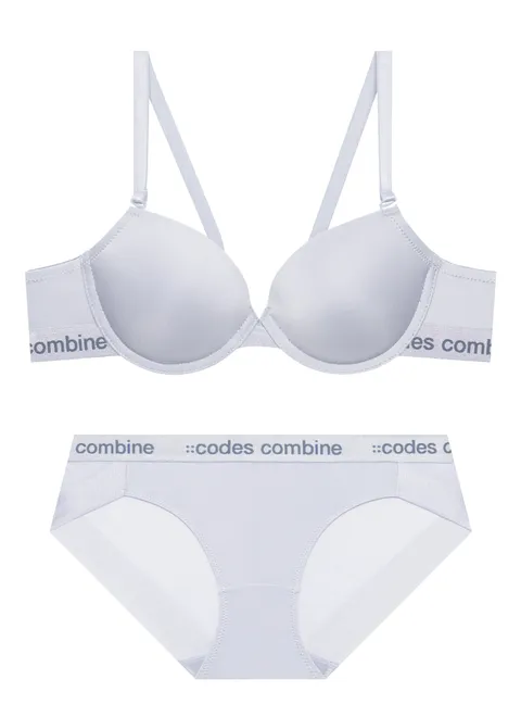 [코데즈컴바인] 코데즈컴바인이너웨어 여성용 베이직 브라팬티 SET (161LGY) CCWBR161 - 현대Hmall