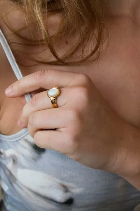 해외배송 파이프앤로우 반지 파이프 앤 로우 리 링 펄 +할인쿠폰