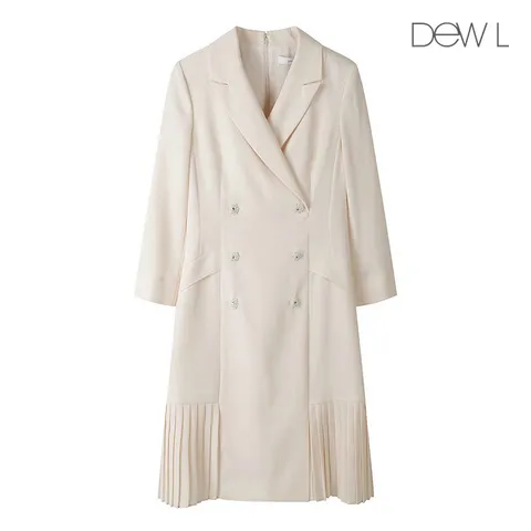 [듀엘] 더블버튼 자켓형 원피스 CR_L232PSE050 +할인쿠폰