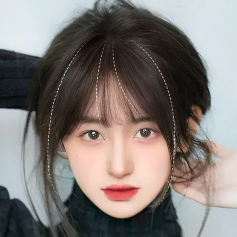 헤어 액세 도밍코 네추럴 앞머리 부분가발