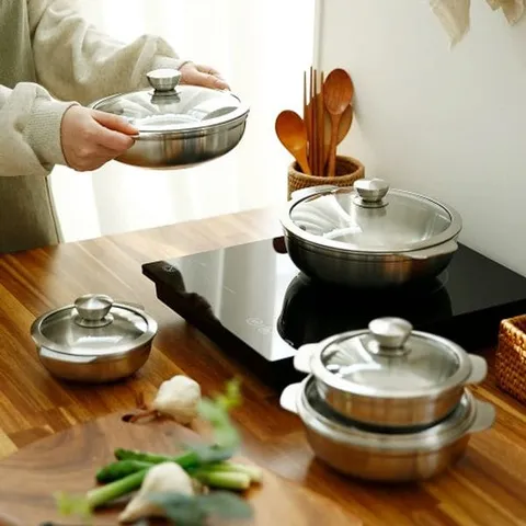 체리하우스 카리타스 알라딘 통5중 스텐 인덕션 냄비 +할인쿠폰