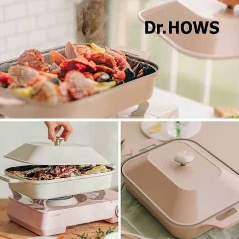 [닥터하우스] 브리오 IH인덕션 사각 그릴팬 30x24cm