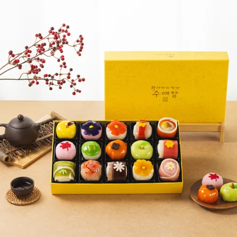[수예당] 화과자3호(15입) 한지포장+쇼핑백증정