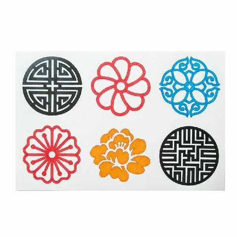 피오피스토리 전통문양스티커(5매)