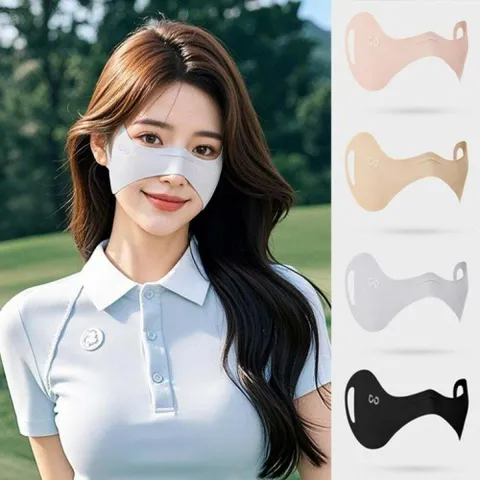 스포츠용 여름용 여성용 쿨 하프 마스크 골프 러닝 자외선 차단 마스크 +할인쿠폰
