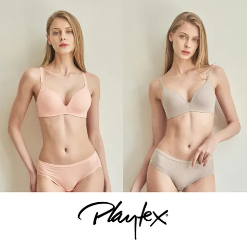 [Playtex] 플레이텍스 와이어리스 시크릿 브라팬티 4종세트  PXW2N2930_T