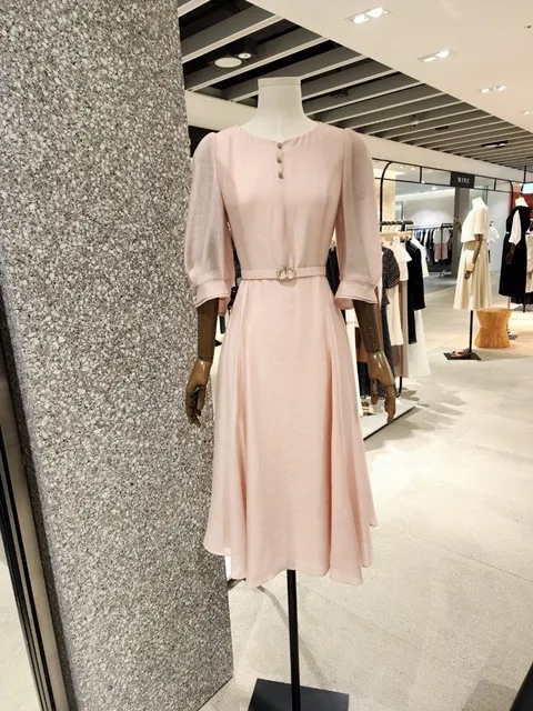 [현대백화점] JIGOTT 지고트 JR7A0OP339 쉬폰 플레어 원피스   +할인쿠폰(모든구매고객께 예쁜양말증정∼)