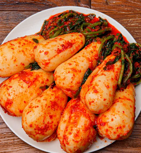 여수 돌산 삼채 총각김치 2kg 맛있는 여수김치 HACCP인증