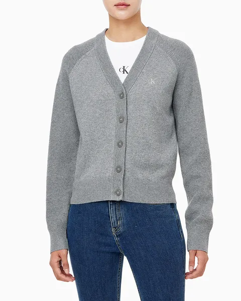 [현대백화점] [CK진] 여성 브이넥 립 가디건(J225419) +할인쿠폰