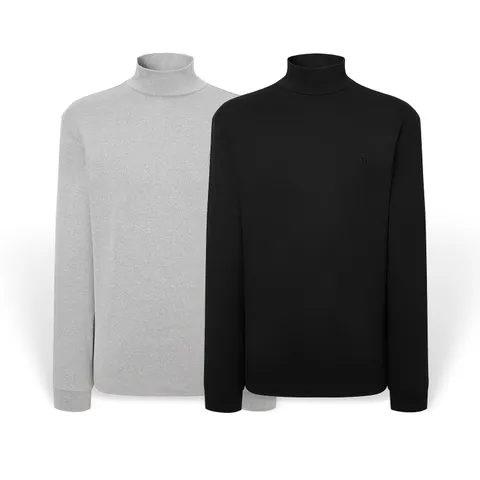 [현대백화점] [ [사은품] 10만원 이상 구매고객에게 감사 양말 증정][헤지스] 남성 스트레치 모크넥 티셔츠 (2컬러 택1) HZTS5D403 +할인쿠폰