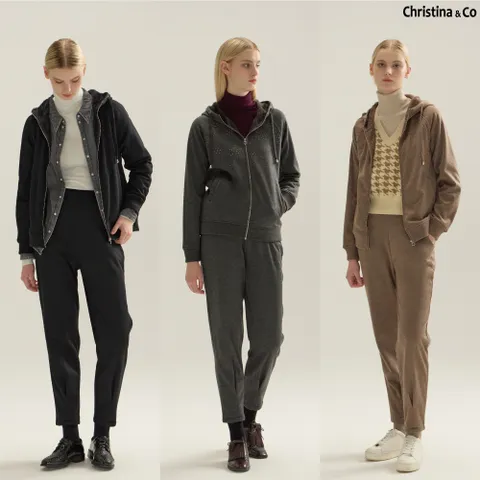 [Christina n Co] 크리스티나앤코 23 WINTER 기모 니트 셋업 2종