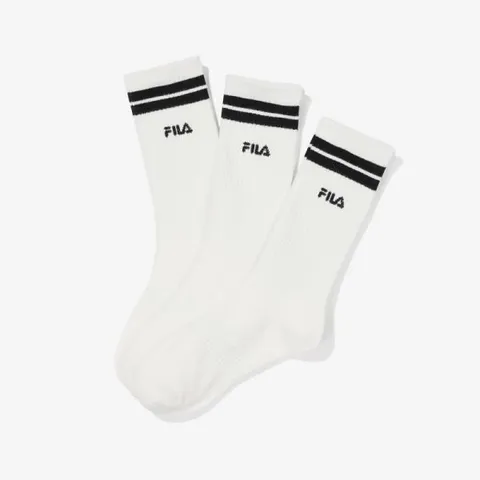 [FILA] ESSENTIAL 장목 3매입 (FS3SCE6377X_OWH)