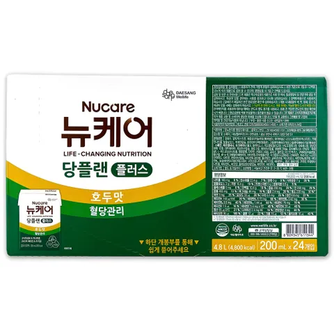 [코스트코] 대상 뉴케어 당플랜 플러스 호두맛 4.8L(200ml x 24개)