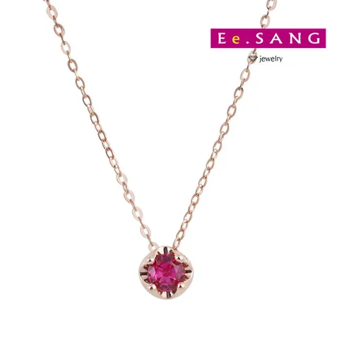 [이상주얼리]18k 7월 탄생석 레시 루비목걸이