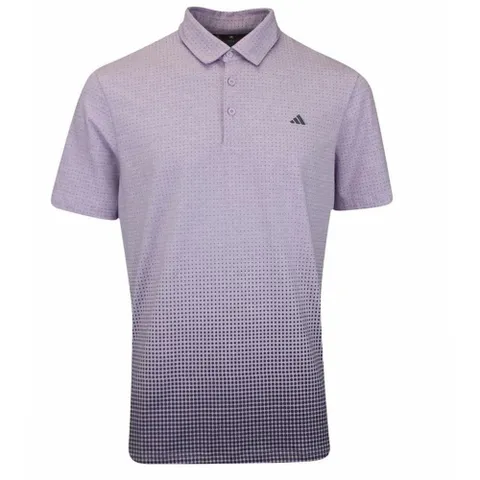 아디다스 골프 셔츠 유럽판 Go To Rise 프린트 반팔 파우더 플럼 AW25 +할인쿠폰