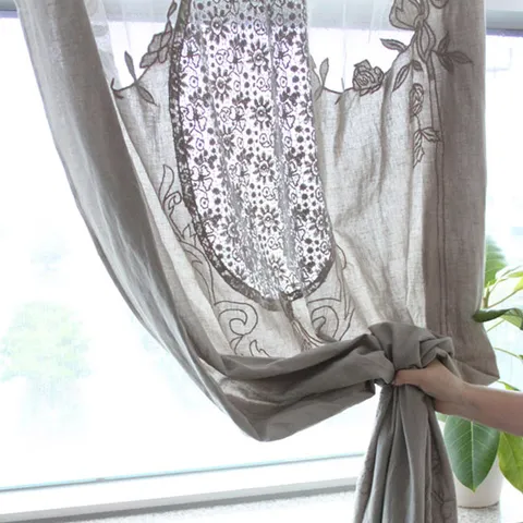 [현대백화점] 꼬떼따블 엘라 코튼 린넨 커튼 135x245cm +할인쿠폰