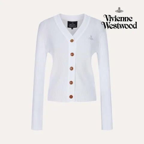 [공식] 비비안웨스트우드 스트라이프 솔리드 가디건 VPSUKN1100 01