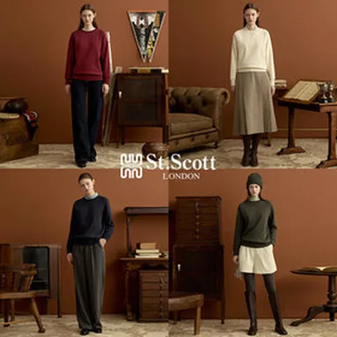 [TV쇼핑][St.Scott] 세인트 에센셜 기모 스웻셔츠 4종(여)