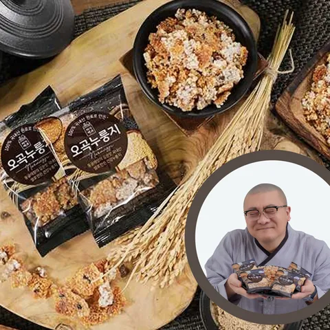 [간편하고 건강하게] 미식백과 오곡누룽지 60g단일상품 · 60g