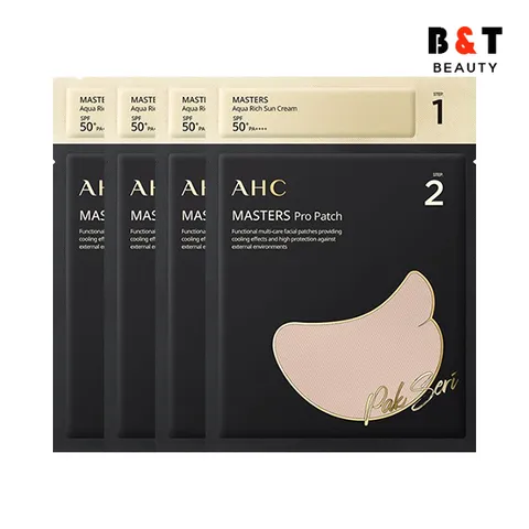AHC 마스터즈 선패치 + 선크림 1.5ml 4회분 박세리선패치골프패치, 4세트