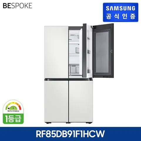 삼성 2024 비스포크 냉장고 5도어 RF85DB91F1HCW (코타화이트)