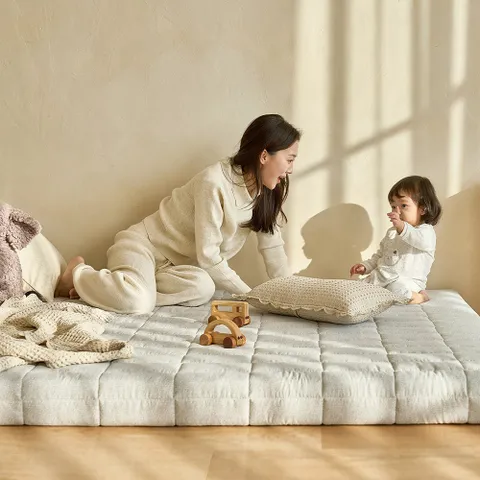 [NEW리뉴얼+무료배송] 익일출고 홈리 슬리피 솜니 10cm 알러지케어 베이직 바닥 매트리스 12존 토퍼 멀티싱글 슈퍼싱글 퀸 MS SS Q mattress topper, 그레이 MA0107..., 멀티싱글 MS