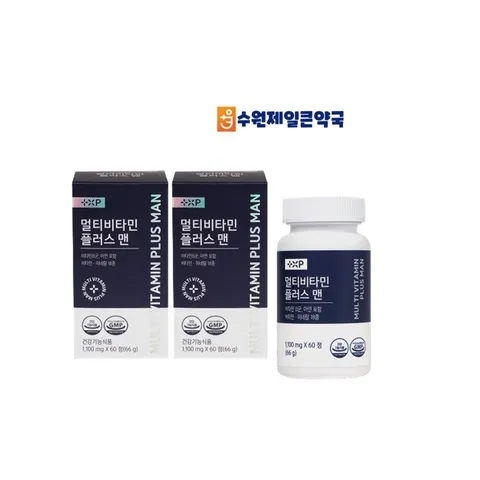 멀티비타민 맨 2박스, 60정, 2개
