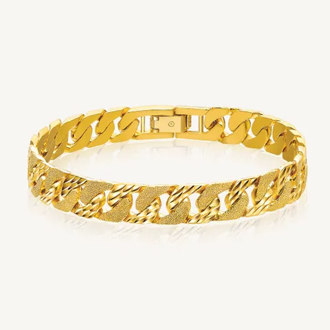 수앤진골드 샤인 체인 팔찌 24K 순금 37.5g 10돈팔찌 10돈여자팔찌 열돈팔찌 열돈여자팔찌, 19cm, 보조줄 포함