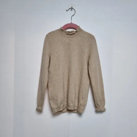 (빈티지)﻿ 고요키즈 캐시미어100% 니트 베이지 (5-6Y)