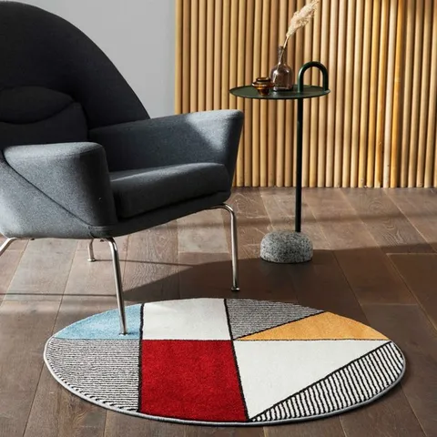 [앳센셜X노블리사] 스페인 직수입 원형카페트 1종, 없음