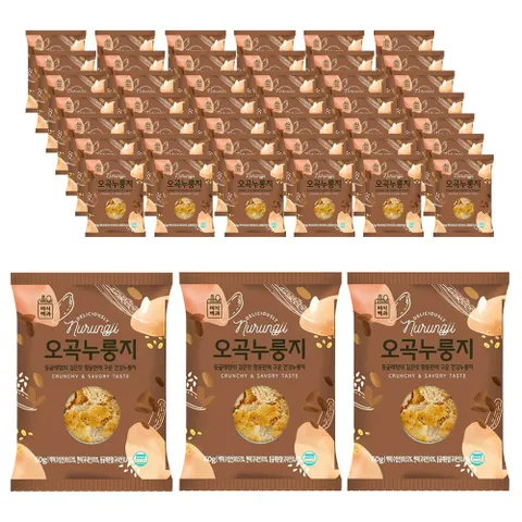 미식백과 오곡 누룽지 60g 개별포장, 60g, 45개, 45개