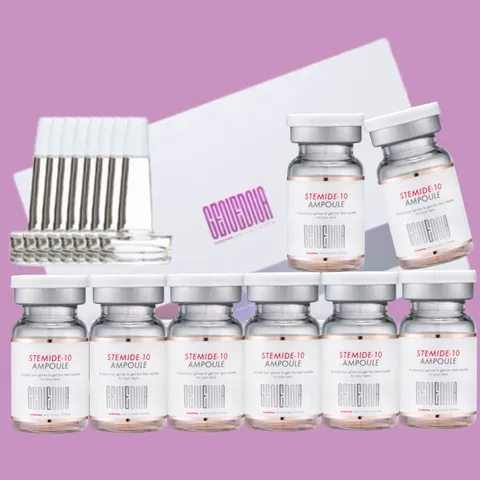 젠드나 연예인 mts앰플 아침 속건조 스테마이드 핑크 줄기세포 베이비 앰플 에센스 화장품, 5ml, 1세트