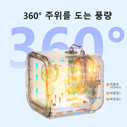 몽글 펫드라이룸 무소음 빠른 건조 7단 프로 출시(1년 무상 AS) 63L, 1개