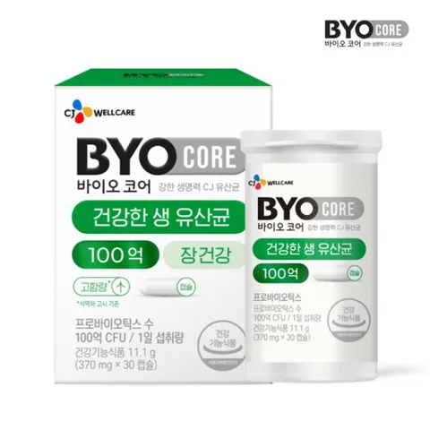 CJ 바이오 코어 건강한 생 유산균 / 100억 유산균 고함량유산균, 60g, 3박스