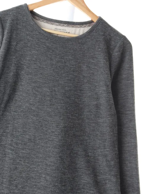 W(S)지오송지오 긴팔티셔츠 그레이 면 놈코어51