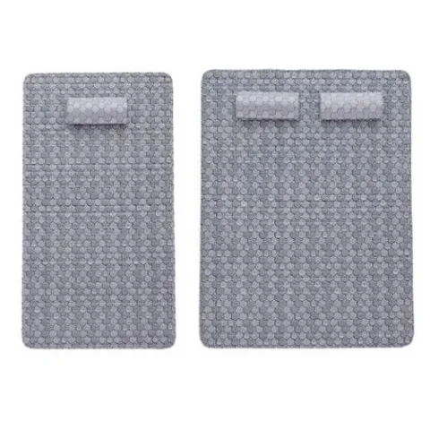 [TV홈쇼핑 정품] 한일의료기 그래핀 쿨잠 매트 숙면 여름 이불 매트리스 토퍼 경추베개 그래핀매트 쿨매트, 더블매트+그래핀베개...