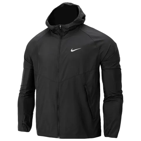 나이키 바람막이 AS 리펠 마일러 스포츠 점퍼, 95, 블랙