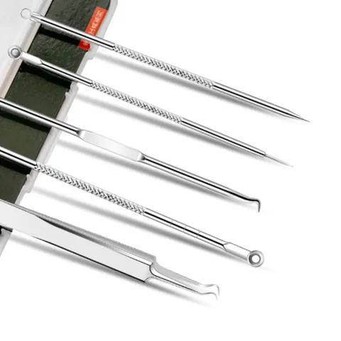 피지압출기 뽑기 블랙헤드 짜는도구 쥐젖 여드름 제거기, 1개