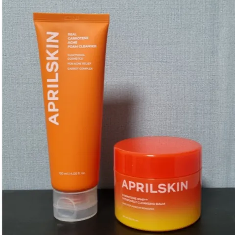 에이프릴스킨 피지 올킬 클렌징 SET (당근클렌징밤 l 당근폼클렌저), 피지 올킬 세트, 1세트