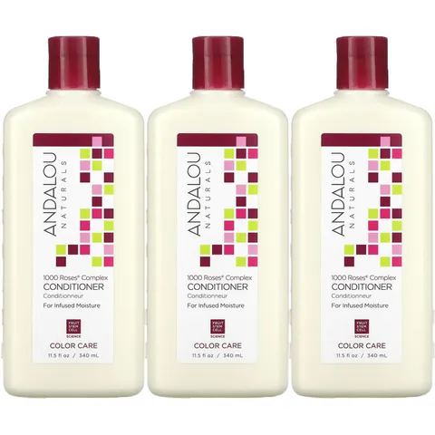 안달로우 내추럴스 컨디셔너 1000 로즈 콤플렉스 340ML x 3개, 340ml, 3개
