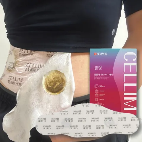 [일양약품] 셀림 셀룰라이트 뱃살 다이어트 복부 패치 슬리밍, 5매입, 1세트