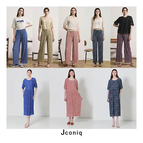 [제이코닉]25SS 플라워 플리츠 팬츠+원피스 8종 (팬츠 5종+ 원피스 3종)